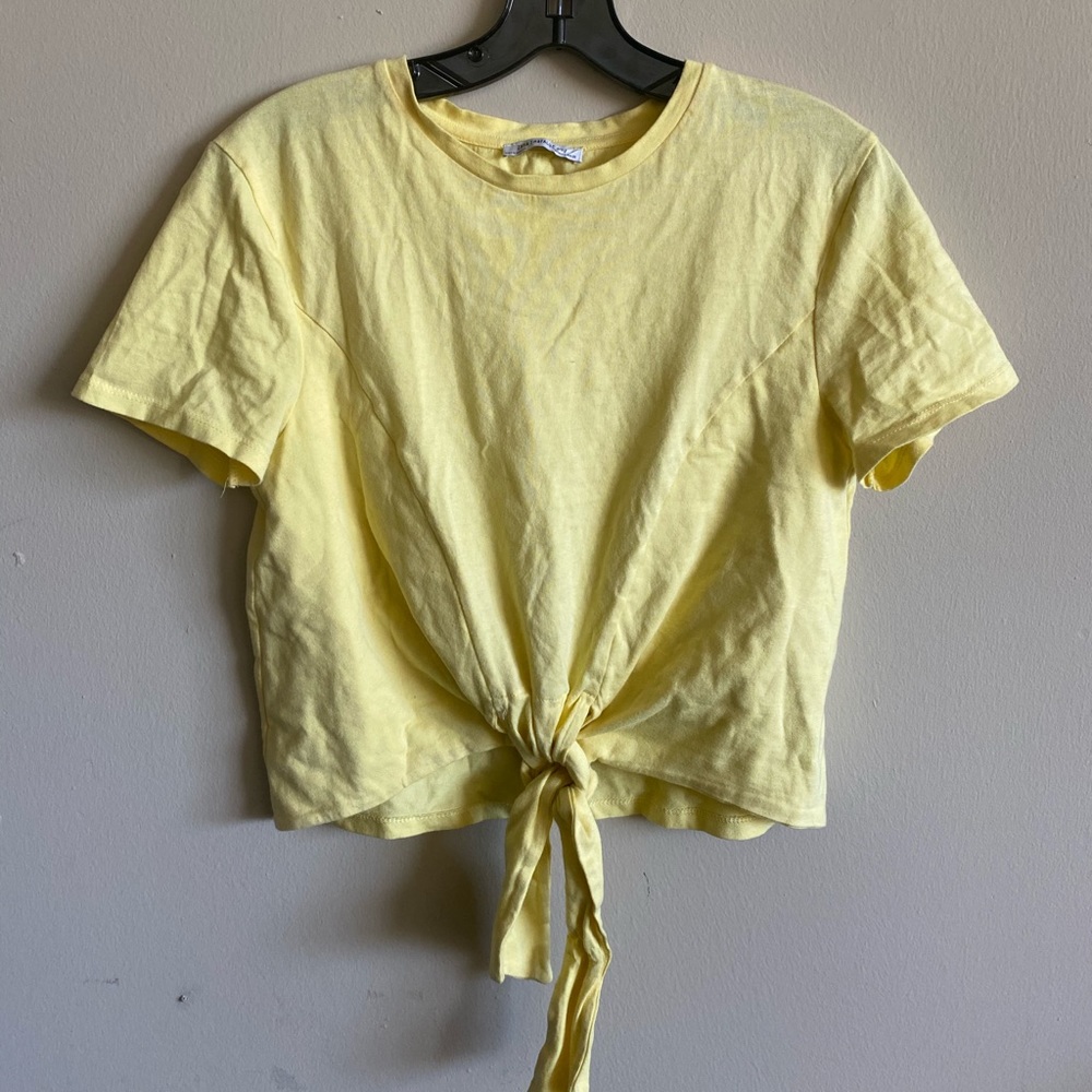 Zara tie crop top